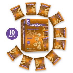 Drizzilicious Salted Caramel bite; crisp texture and indulgent aroma for snack time.