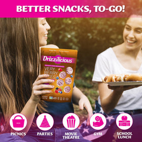 Drizzilicious plant-based quinoa and chia in a crisp mini treat.