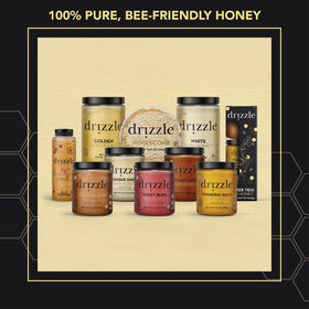 Drizzle Cinnamon Spiced Raw Honey on cheese and fruit enhances a savory-sweet bite.