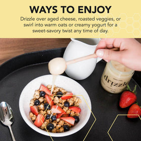 Drizzle White Raw Honey in a tea cup