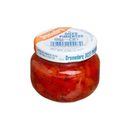 Serving shot of Dromedary Diced Peppers for quick toppings.