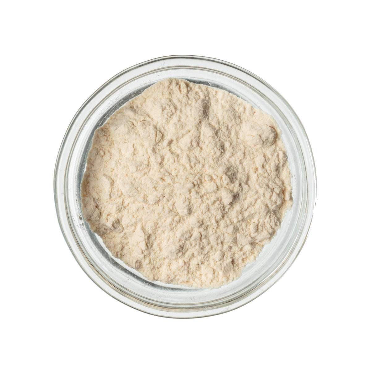 Druids Grove soy milk powder being reconstituted for smooth blends.