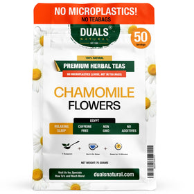 dualspices Egyptian chamomile loose-leaf tea ready to brew for relaxing evenings