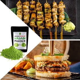 Dualspices Japanese origin label highlights genuine wasabi origins.