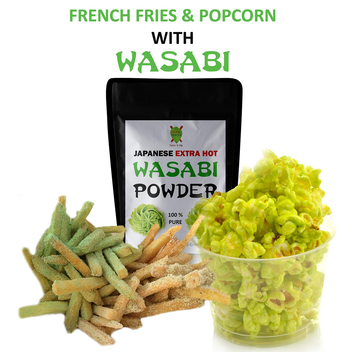 Dualspices Wasabi paste texture transforms sauces into punchy dips.