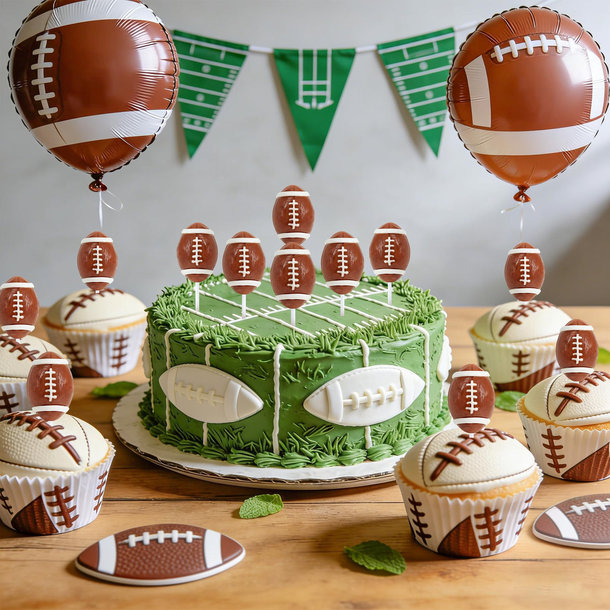 Duannick Football Candy goody bags perfect for party handouts and celebrations.