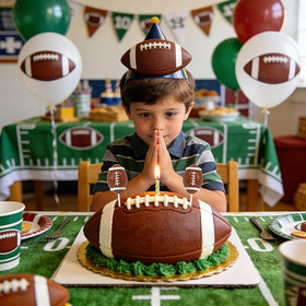 Duannick Football Candy wrapped lollipops closeup showing freshness and packaging.