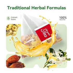 DUARIHA tea steeping steam reveals aromatic notes for relaxing evenings and restful mood.