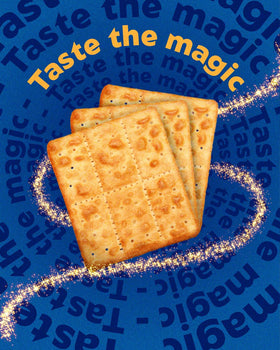 Ducales Crackers baked with eggs, malt, and milk for depth.