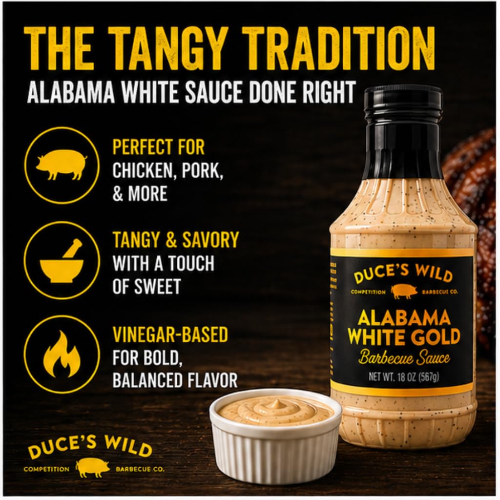 Duce's Wild Alabama White Gold sauce dipping use with chips