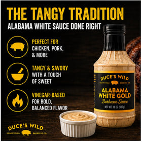 Duce's Wild Alabama White Gold sauce dipping use with chips