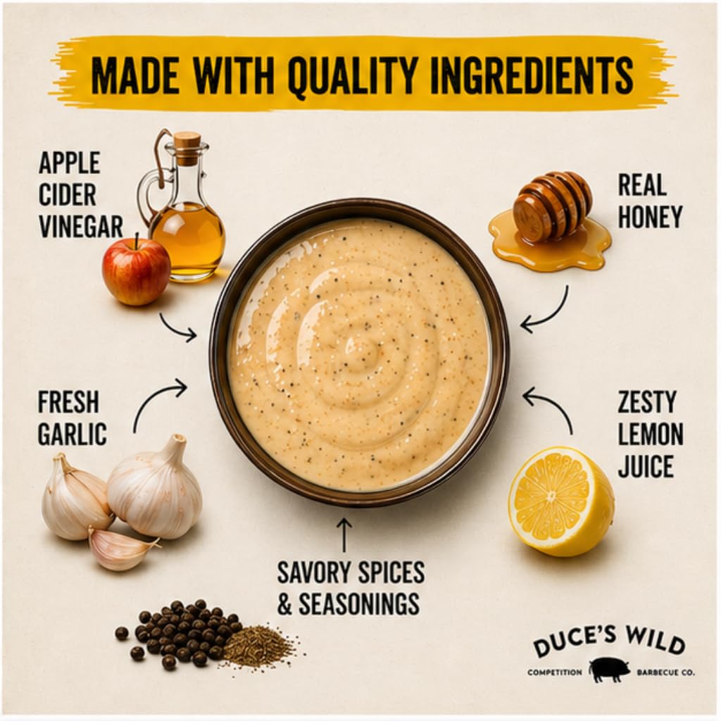Duce's Wild Alabama White Gold sauce on wings for bold flavor