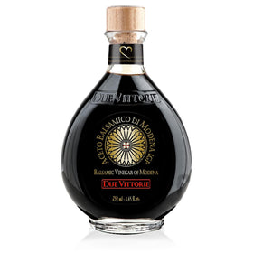 Due Vittorie Oro Gold balsamic bottle—finishing touch for salads and cheese