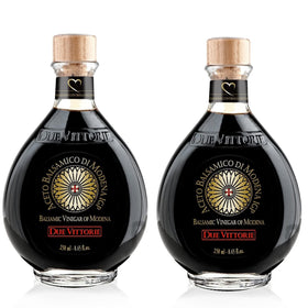 Due Vittorie Oro Gold balsamic pour over salad for depth