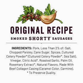 Duke's Keto-friendly Shorty Sausages offer protein-packed bites per serving
