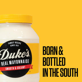 DUKE'S Real Mayonnaise used as a dipping sauce for veggies or fries.
