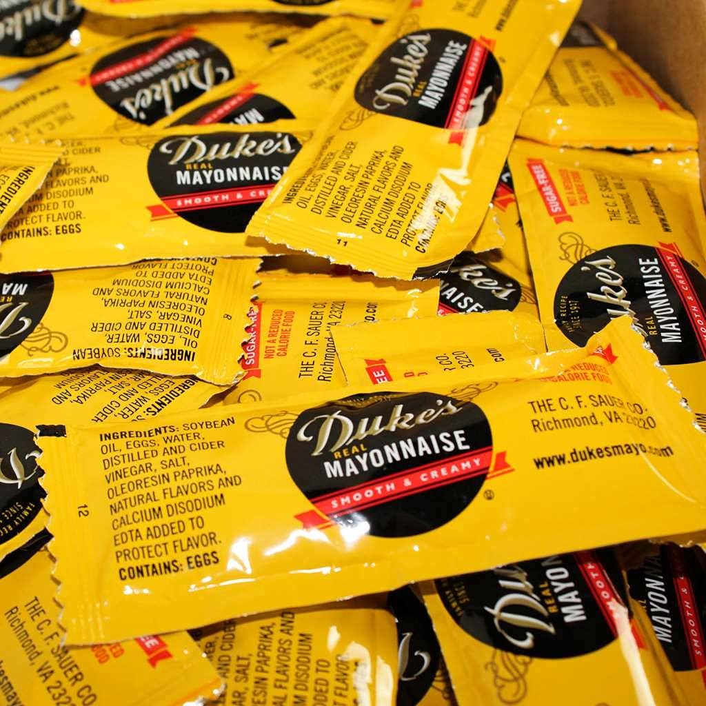 DUKE'S Real Mayonnaise mixed into potato salad for tangy creaminess.
