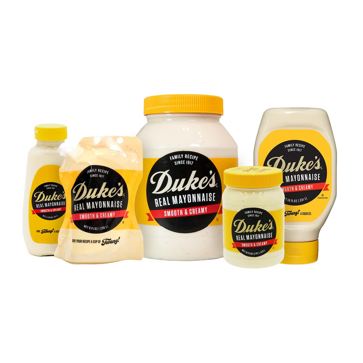 Duke’s Mayo stirred into a bright potato salad dressing.