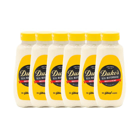 DUKE'S Real Mayonnaise squeeze bottle front view, ready for quick sandwiches