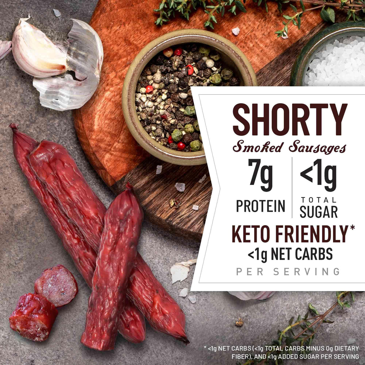 Duke's Original Recipe Shorty Sausages spice-blend delivers bold flavor.