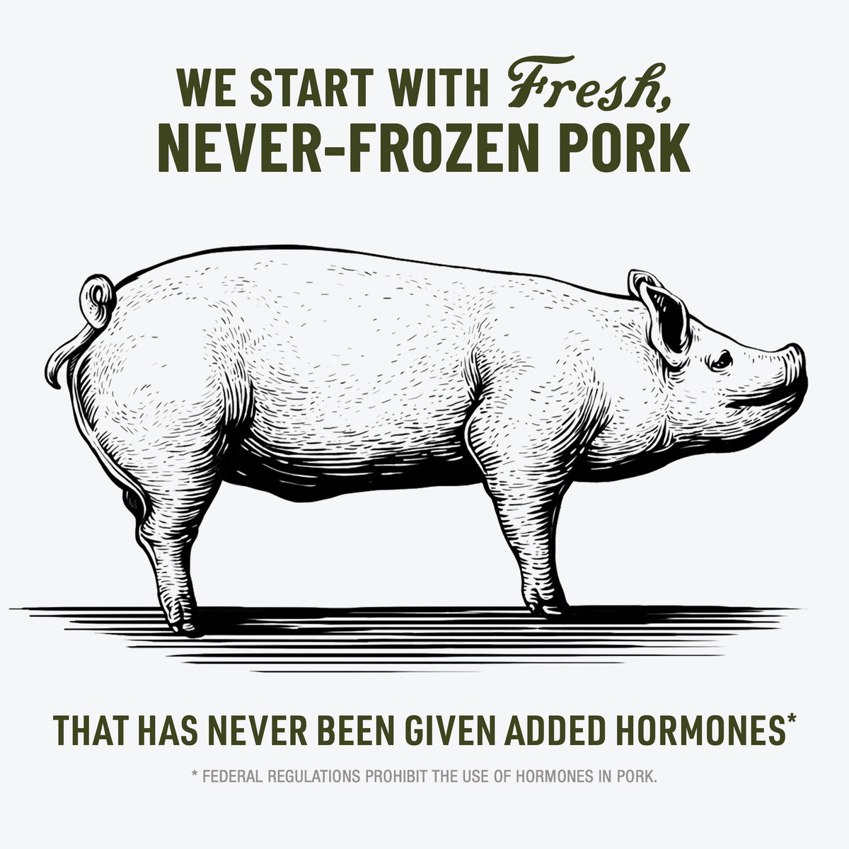Duke's Pork Snack with 7g protein per serving for a quick energy boost