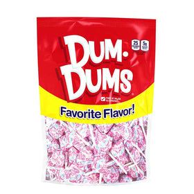 Dum Dums Birthday Cake lollipops bulk box for parties and events