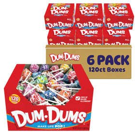 Dum Dums display boxes arranged for countertops and staff rooms