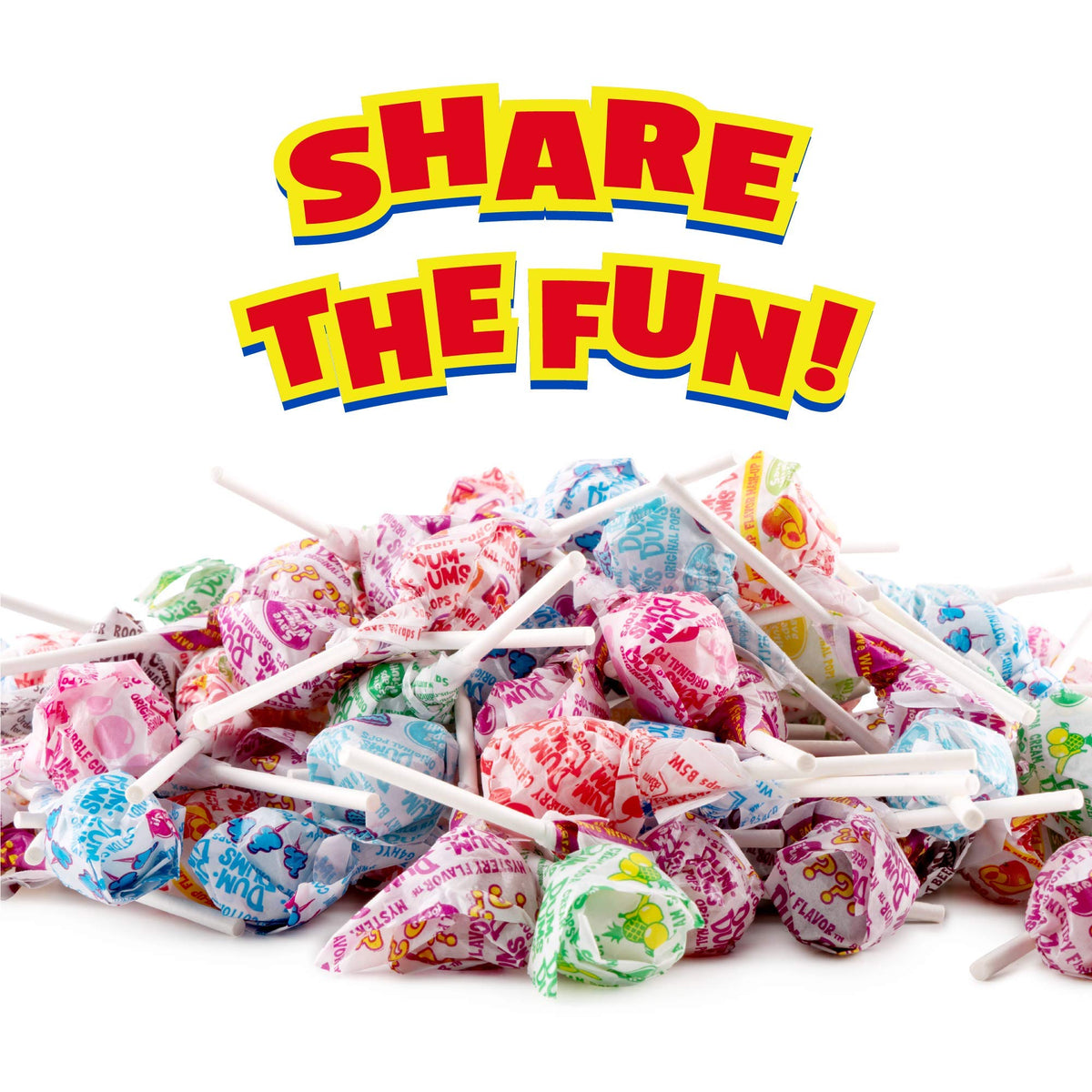 Dum Dums gluten-free label, supports allergen-conscious snacking.