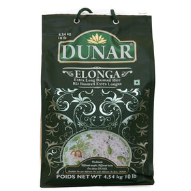 Dunar Elonga Basmati Rice 1121 bag for premium long-grain quality