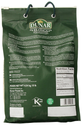 Dunar Elonga Basmati Rice being poured demonstrates easy kitchen pourability