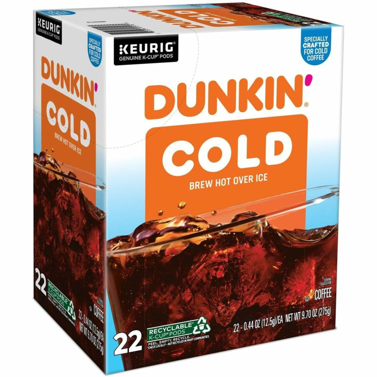 Dunkin Brew K-Cup kosher certified for inclusive coffee experiences.