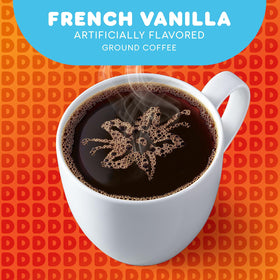 Steaming cup of Dunkin coffee highlighting aroma and flavor.