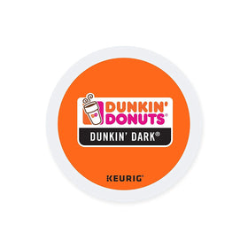Dunkin' Donuts Midnight K-Cup pods for Keurig brewing deliver a bold, consistent morning cup.