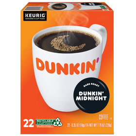 Dunkin Donuts K-Cup Arabica coffee beans close-up