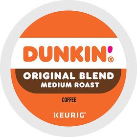 Dunkin Donuts Dark Roast K-Cups close-up, bold morning brew