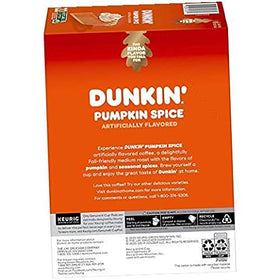Keurig brewer with Dunkin K-Cup pod ready to brew at home