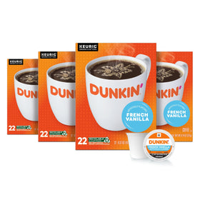 Dunkin French Vanilla K-Cup box for easy home brewing