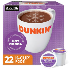 Dunkin Milk Chocolate Hot Cocoa Pods pack ready for cozy moments at home