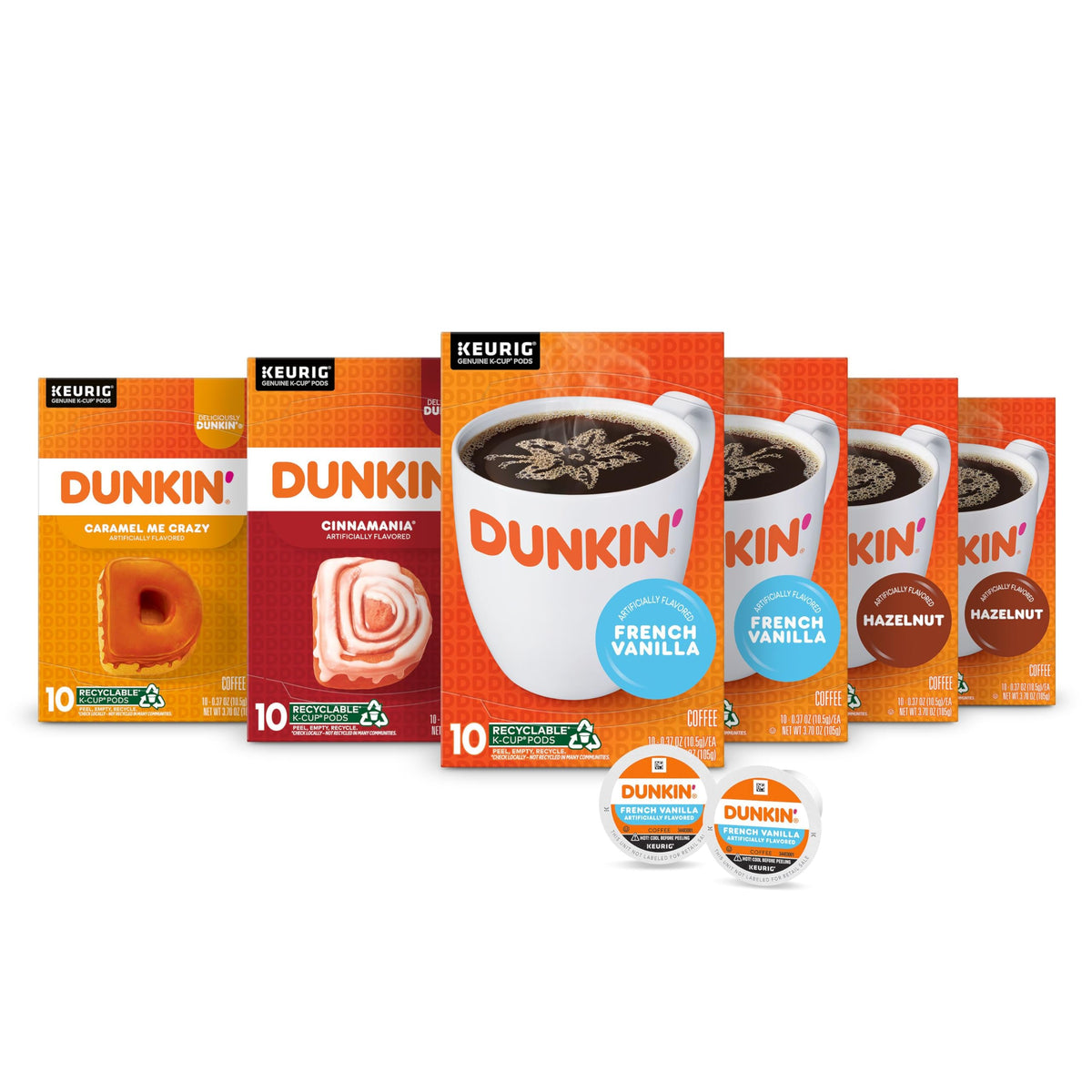 Dunkin French Vanilla K-Cup pod for a creamy morning boost