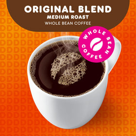 Dunkin' Original Blend ground-ready beans suit any brewing method