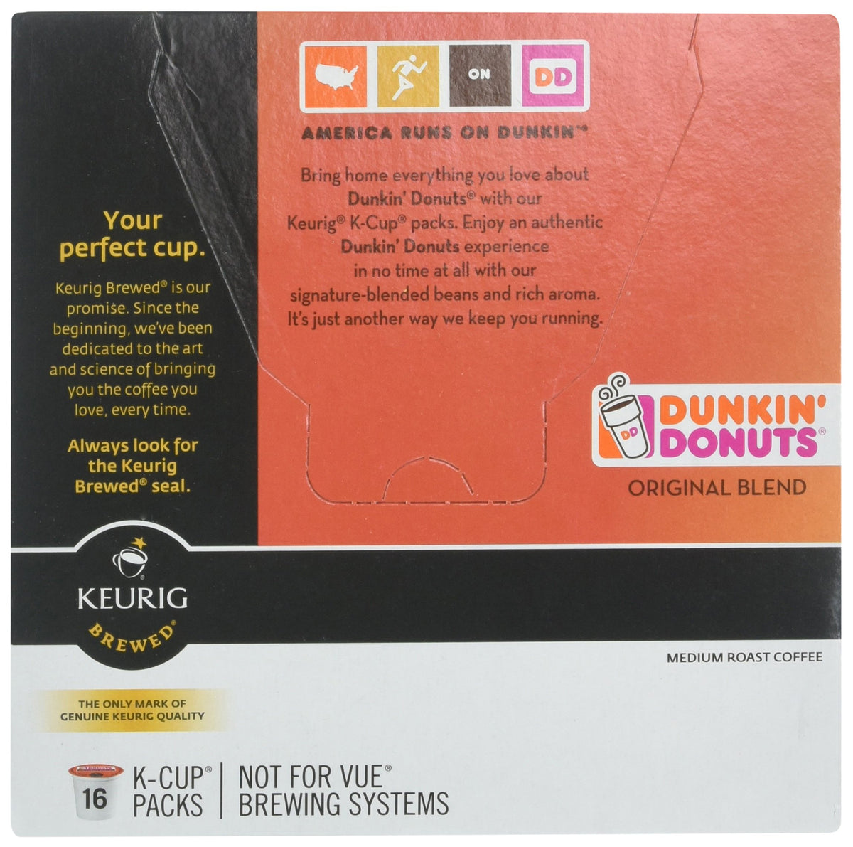 Dunkin Original Flavor K-Cups in an office break room, dependable caffeine for teams.