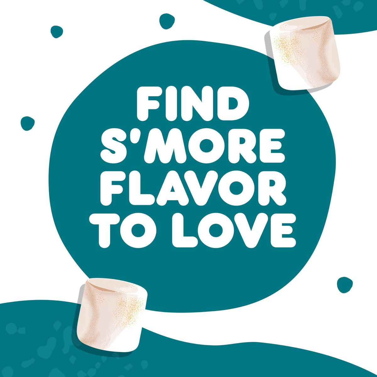 Dunkin S’mores K-Cups close-up shows chocolate and marshmallow notes.