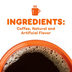 Dunkin Turtle Love flavor swirl close-up
