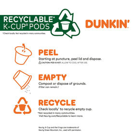 Dunkin Turtle Love Keurig brewing session for quick at-home coffee