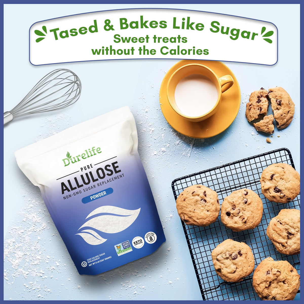 DureLife Allulose dissolves cleanly in coffee or tea.
