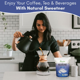DureLife Allulose shows NON-GMO and OU Kosher certifications.