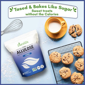 DureLife Allulose Sweetener in baking jar for dessert recipes and snacks