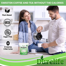 DureLife erythritol non-GMO-project-verified, GMO-free sweetener option
