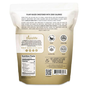 Close up of DureLife packaging highlights Non-GMO Project Verified status