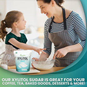 DureLife xylitol in baking dough, 1:1 sugar replacement.